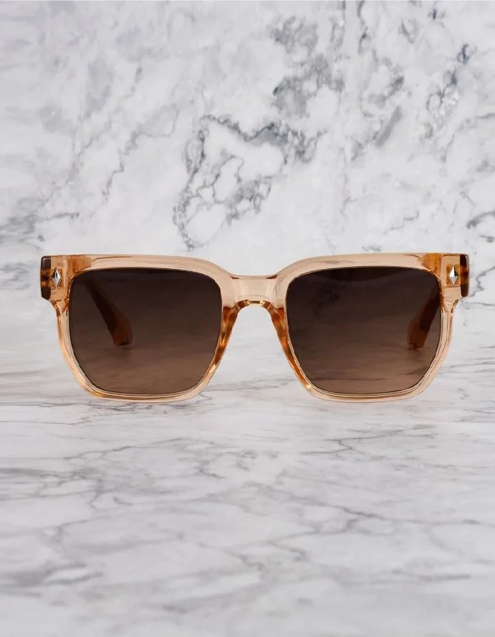 Explicit Poets Explicit Poets 22EP5-MAX-CHAMPAGNE-DARK BROWN GRADIENT Stylish Sunglasses